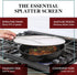 BergKoch Splatter Screen for Frying Pan - 13 Inch Stainless Steel Grease Splatter Guard - Cover Oil Splash when Sizzling Bacon, Cooking Fried Chic...