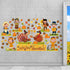 64 Pieces Thanksgiving Fall Autumn Classroom Bulletin Board Decor We are Thankful Bulletin Board Set Turkey Wheat Pumpkin Acorns Corn Maple Leaves...