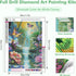 MOGTAA Butterfly Diamond Art Painting Kits for Adults, Full Drill Flowers Diamond Painting Kits for Beginners, DIY 5D Landscape Diamond Dots Kits ...