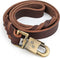 Heavy Duty Short Leash for Dog Training 3 FT Soft Traditional Braided Thick Leather Military Grade Dog Latigo Lead for Large Medium Dog...