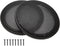 6.5" Speaker Grill Covers, Car Speaker Subwoofer Guard Protector, ABS Plastic Frame with Metal Mesh, Black - 2Pcs...
