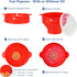 Silicone Microwave Popcorn Popper Collapsible Bowl - 100% Pure Silicone - LFGB Food Grade - No Fillers, BPA-free, Vegan, Reusable, Plastic-free, E...