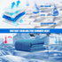 4 Pack Cooling Towels (40"x12"), Cooling Towels for Neck and Face, Gym Towel for Working Out, Soft Breathable Microfiber Ice Towel for Yoga Sport ...