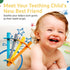 Hollow Teething Tubes - Baby Teething Toys for Babies 0-6 Months, Teething Toys for Babies 6-12 Months - Baby Teether, Teething Straws, Teething S...