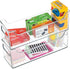 iDesign Plastic Organizer Bin with Easy Grip Handles, 14.5" x 5" x 5", Set of 2, Clear, 2 Count...
