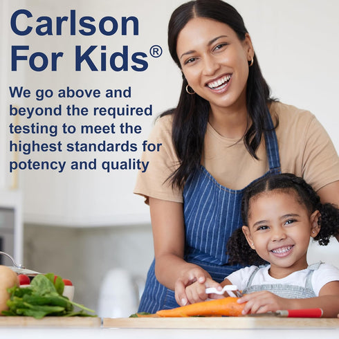 Carlson - Kid's Super Daily D3+K2, 25 mcg (1,000 IU) D3 & 22.5 mcg K2, Vitamin D Drops with Vitamin K2, Liquid Vitamins, 1000 IU Vitamin D3, Heart...
