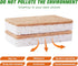Natural Kitchen Sponge 12 Packs - Biodegradable Sponge - Eco-Friendly Sponge for Sustainable Living - Compostable Wood Cellulose and Coconut Washi...