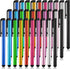 Outus 30 Pieces Stylus Pens Capacitive Slim Stylus Pens for Universal Touch Screens Devices, Compatible with iPhone, iPad, Tablet (10 Colors)......