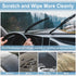 Silicone Windshield Wiper Blades Refills (Pack of 2), Adjustable Automotive Rubber Frameless Window Boneless Insert Wiper Blade Refill Universal f...