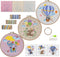 Ebherys Level 3 Hand Embroidery kit for Adults Advanced Level not Cross Stitch 3 Sets a Pack, Needle Threader Wood Hoops DIY Instructions (Lovely ...