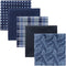 Retreez 5 Piece Assorted Woven Microfiber Premium Pocket Square Gift Box Set - Set 006...