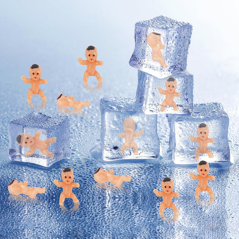 Party Decorations Mini Plastic Babies Party Baby Party Supplies Shower ice cube Game Decor Party Supplies?40 PCS 1in?...