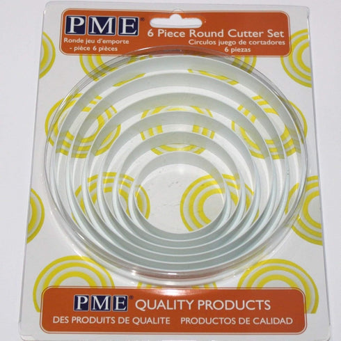 PME, Set of 6 Round Cutters, Cake Decorating, for Cake Decorating...