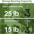 Ceiling Swag Hook Sets - Heavy Duty Hooks with Mounting Hardware for Hanging Plant, Ceiling or Extender Chains - Easy Install with Screws/Brackets...