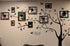 Large Family Tree Wall Deccor for Living Room, DIY Black Photo Frame Wall Decor Sticker Decal Art Décor for Living Room Home Decor(Black Tree)...