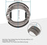 GOOFIT Motorcycle Rear Drum Brake Shoe for 50cc 70cc ATV Engine Based Scooter...