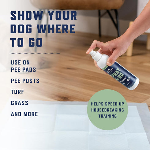 Rocco & Roxie Puppy Potty Training Go Here Spray for Dogs - Attract Dog to Pee in One Spot - Behavior and Housebreaking Aids - Indoor and Outdoor ...