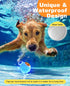 LED Dog Ball Rechargeable, Light Up Dog Ball Toys, Bounce-Activated Durable Fetch Ball, Natural Rubber, Unique Scent, 2.5 inches, for Small & Medi...