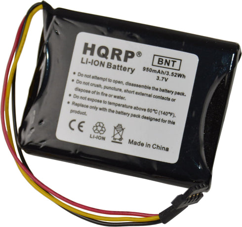 HQRP Battery Compatible with Tomtom R2, FMB0829021142, 6027A0093901, FLB0920012619, ICP653443M, P11P20-01-S02 N14644, XL IQ, V3, 4EM0.001.01, Quan...