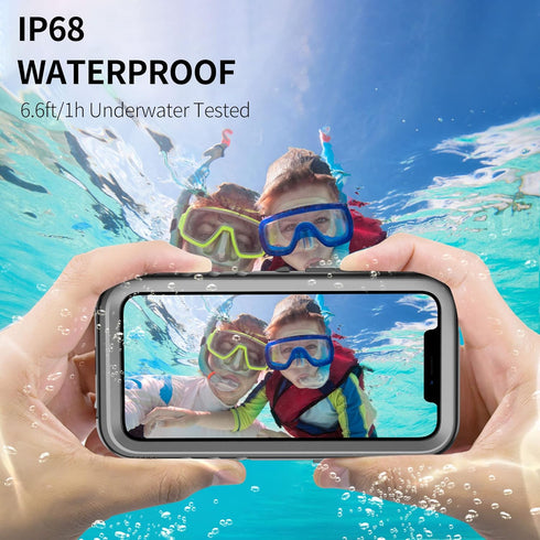 SPORTLINK Compatible with iPhone 12 Mini Waterproof Shockproof Case - Full Body Heavy Duty Underwater Dustproof Rugged 360 Protective Military Gra...