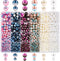 Suhome 1890pcs 4/6/8/10mm Multicolored Faux ABS Pearls Beads, Loose Round Spacer Beads, Smooth Rainbow Beads for Jewelry Making, Bracelets, Earrin...