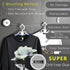 BESy Retractable Clothesline SUS304 Stainless Steel Clothes Dryer with Adjustable Rope String Hotel Style Heavy Duty, Drill Free or Screw Wall Mou...