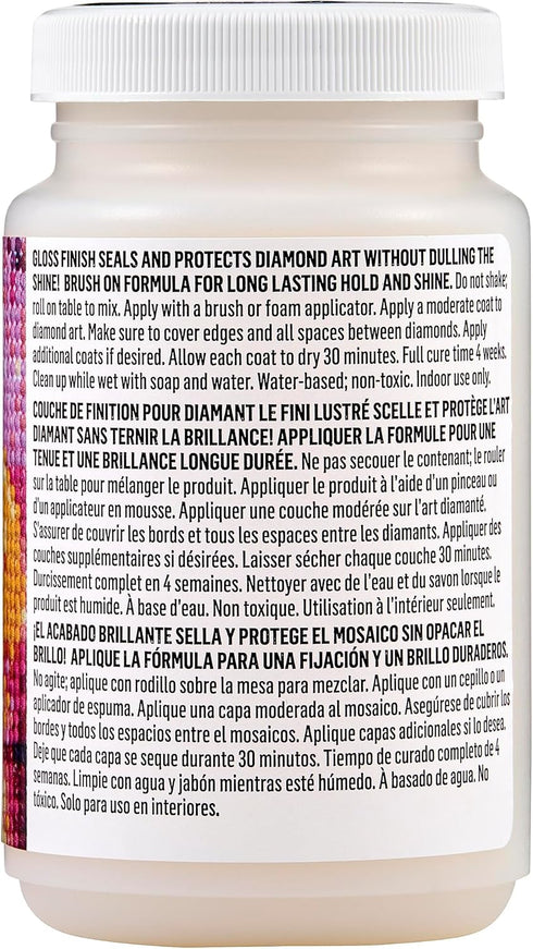 Mod Podge Top Coat, Premium All-in-One Glue, Sealer, and Finish Perfect for Preserving Diamond Puzzle Arts and Crafts Projects, CS27590, Clear...