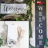 22PCS Large Letter Welcome Stencils for Painting on Wood - Farmhouse Christmas Stencils for Crafts Reusable for Canvas, Fabric, Walls, Porch Sign ...