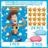 Toy Inspired Story Party Supplies, Toy Inspired Story Birthday Decorations, Pin The Badge on Woody Party Game Large Poster for Toy Inspired Story ...
