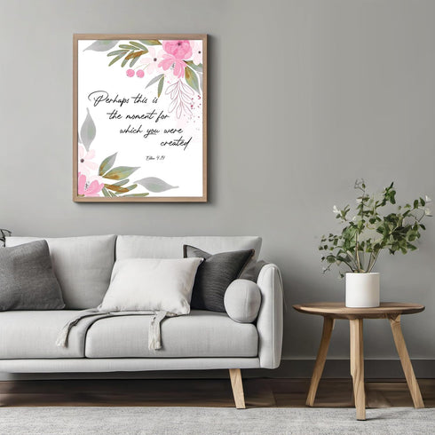 Posterizer 1 pcs-This Is The Moment-Bible verse-Religious Posters-Motivational & Inspirational Art-Gifts for Christians-Gift for Daughter, Son, Ki...