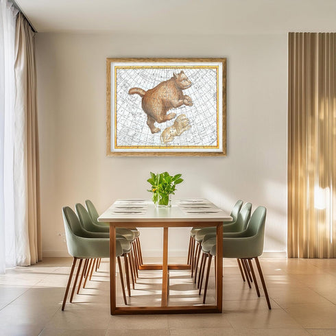 Posterizer 1 pcs-Johann Elert Bode Ursa Major-Antique Celestial Map-Astrology & Zodiac Art-Astronomy & Celestial Art-Gift for Steampunk and Astrol...