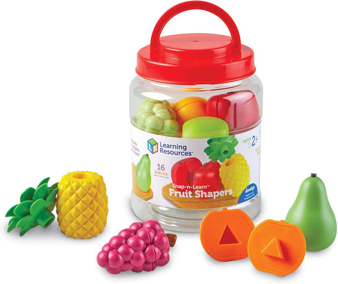 Learning Resources Snap-n-learn Fruit Shapers,Fine Motor Toy for Toddlers, Ages 2+...