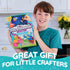 Craftikit ® Animal Foil Art & Rainbow Scratch Art for Kids - 2-in-1 Arts and Crafts Kit for Kids Ages 4-10 - Gifts for Girls, Boys & Toddlers Ages...