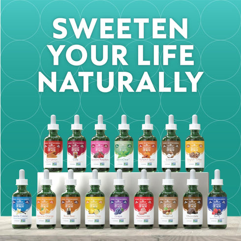 SweetLeaf Sweet Drops - Flavored Stevia Liquid Sweetener, Organic Stevia Extract, Zero Calorie, Keto Friendly, Non GMO, Natural Flavor, Sugar Alte...