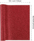 Sparkly Superfine Glitter Leather Sheets Shiny Faux Fabric Canvas Perfect for Craft DIY Handmade Projects Earrings Bows Craft Key Chain 1 Roll 8.2...