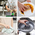 Kitchen Dish Soap Dispenser with Sponge Holder,Sink Countertop Organizer,4-in-1 Upgrade Set,Kitchenware Soap Dispenser Brush,Silicone Tray,Dishwas...