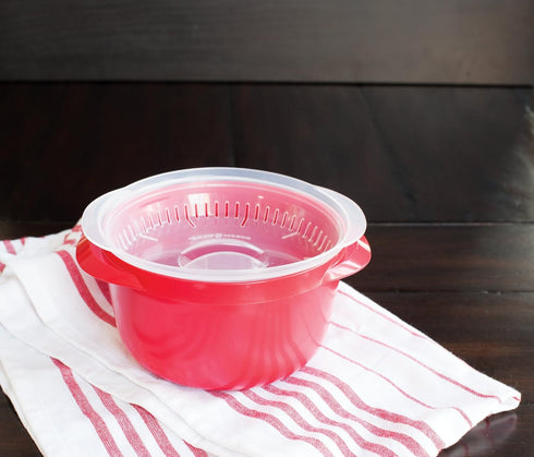 Nordic Ware Microwave Multi-Boiler, 5.5 Cup, Red...