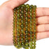 45pcs 8mm Natural Stone Beads Peridot Beads Crystal Gemstone for Jewelry Making, DIY Bracelet Necklace...