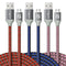 Fasgear Micro USB 2.0 Cables 3 Pack 10 ft 2.4A Fast Charging Braided Micro-B 2.0 Charger Cord Compatible for Android Phone/PS4 Controller/Samsung ...