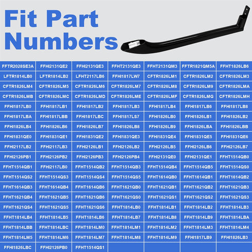 Romalon 5304506471 Refrigerator Door Handle Replaces 5304504509 5304504510 Slope (Left)...