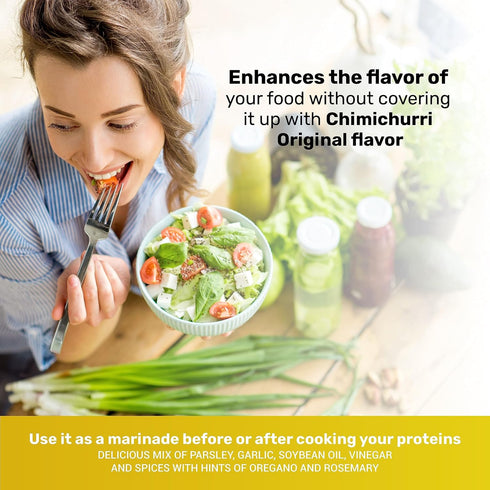 Gaucho Ranch Chimichurri Sauce Original Flavor | Chimichurri Seasoning Mix of Parsley, Garlic and Rosemary with Hints of Oregano | Adobo Sauce Glu...