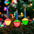 Novelty Lights 3 Light Traditional Christmas Bubble Light Replacement Pack, Blue, 3 Pack...