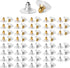 Mr. Pen Bullet Clutch Earring Backs - 76 Pcs, Gold & Silver, Rubber Backs for Studs & Pierced Earring Stoppers...