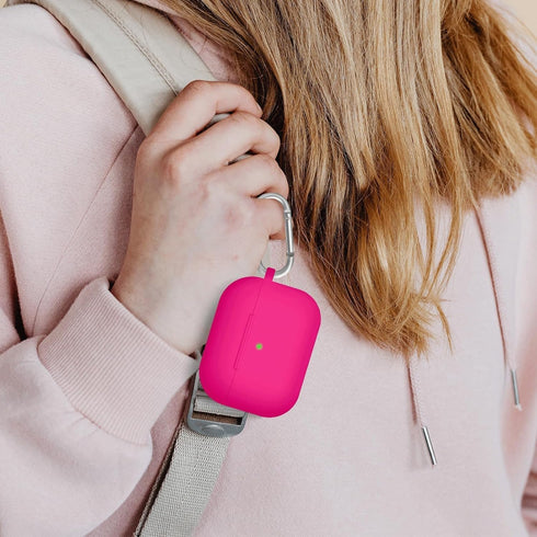 AirPods Pro Case Cover with Cleaner Kit,Soft Silicone Case for Apple AirPod Pro 1st/2nd Generation,AirPods Pro/Pro 2 Case Accessories with Keychai...