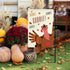 Thanksgiving Garden Flag, Fall Yard Flags Welcome Garden Flags 12x18 Double Sided Thankful Flags for Outside, Turkey Garden Flag Hello Fall Farmho...