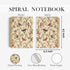 Bird Flower Spiral Notebook, Floral Journal, Spring Bird Flowers 5.5"x8.3" 164pages Lined Journal Notebooks College Ruled, Gifts for Bird Lovers H...