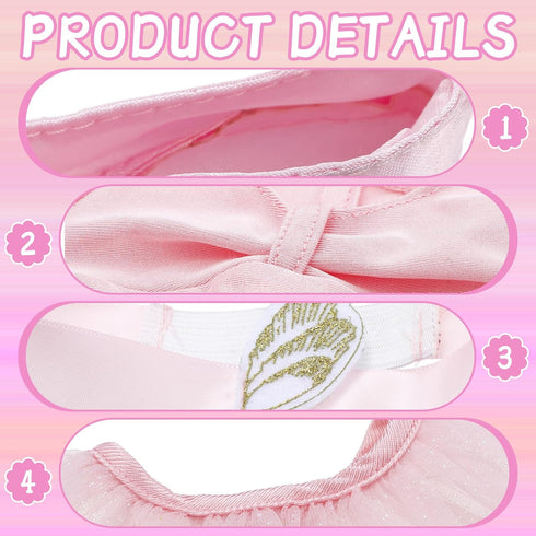 Kajaia 8 Pcs 18 Inch Doll Ballet Ballerina Outfits 18 Inch Doll Clothes and Accessories Ballet Tutu Dance Dress Ballet Shoes Headband Doll Clothes...