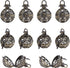 arricraft 10pcs Cage Pendants, Brass Locket Charms, Chime Ball Pendants, Locket for Necklaces Jewelry Making Supplies-Antique Bronze...