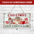 Christmas Hot Cocoa Bar Decor Hanging Wood Wall Sign - Wall Hanging House Decor w/Christmas Wall Art Design - Home Decor Art Accessories - Twisted...