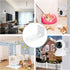 Sumnacon 3PCS Wall Mount Camera Shelf- Metal Small Wall Shelf with Adhesive,Universal Small Floating Shelf for Security Cameras, Speakers,White...